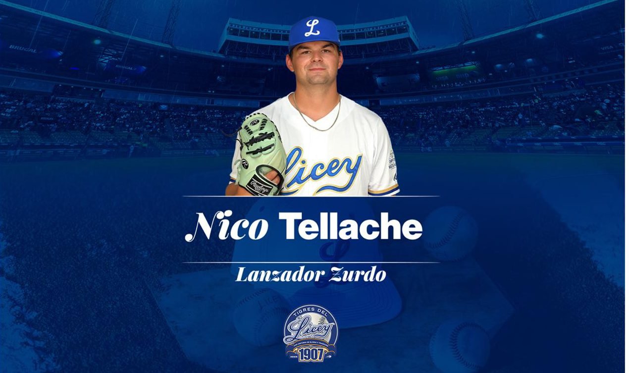 Nico Tellache vuelve a vestirse de gloria con el Licey